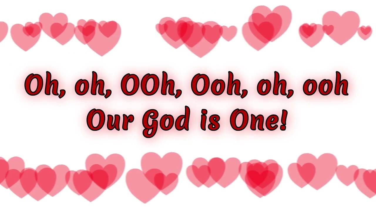 The Shema, Our God is One!  Version 2-Female Voice