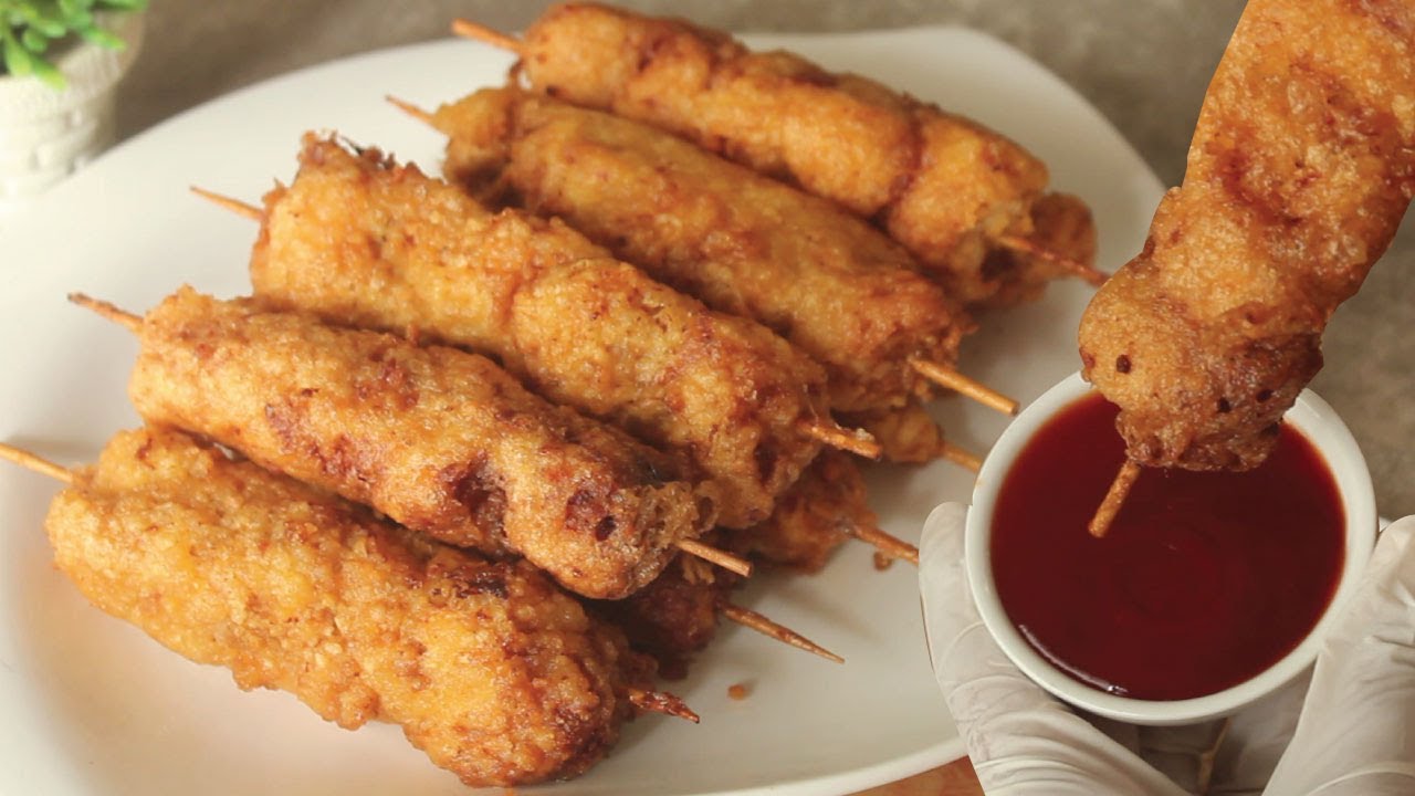 Continental Bakery Style Chicken Sticks 😍 Recipe by Chef Hafsa