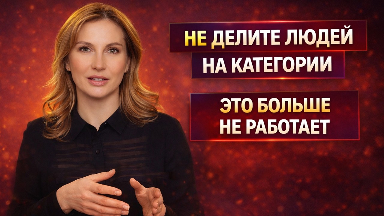 ХВАТИТ ДЕЛИТЬ ЛЮДЕЙ НА КАТЕГОРИИ