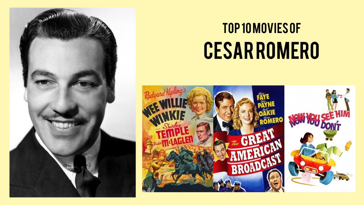Cesar Romero Top 10 Movies of Cesar Romero| Best 10 Movies of Cesar Romero
