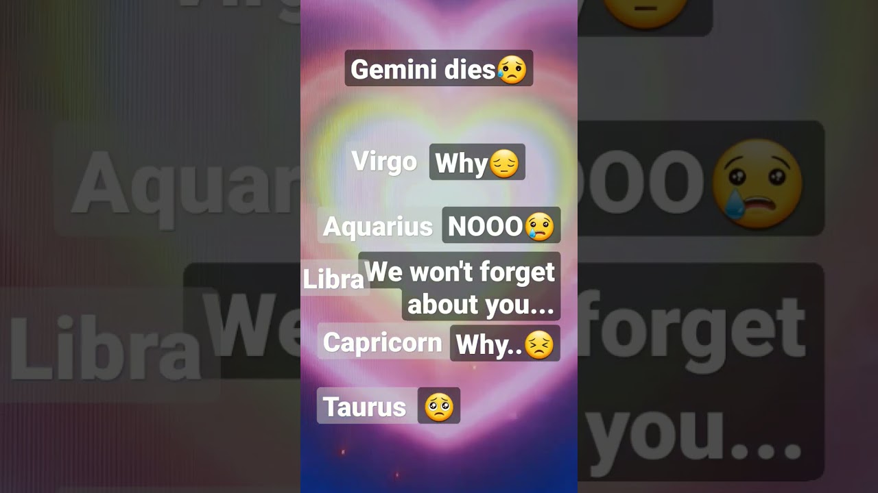 if Gemini died...