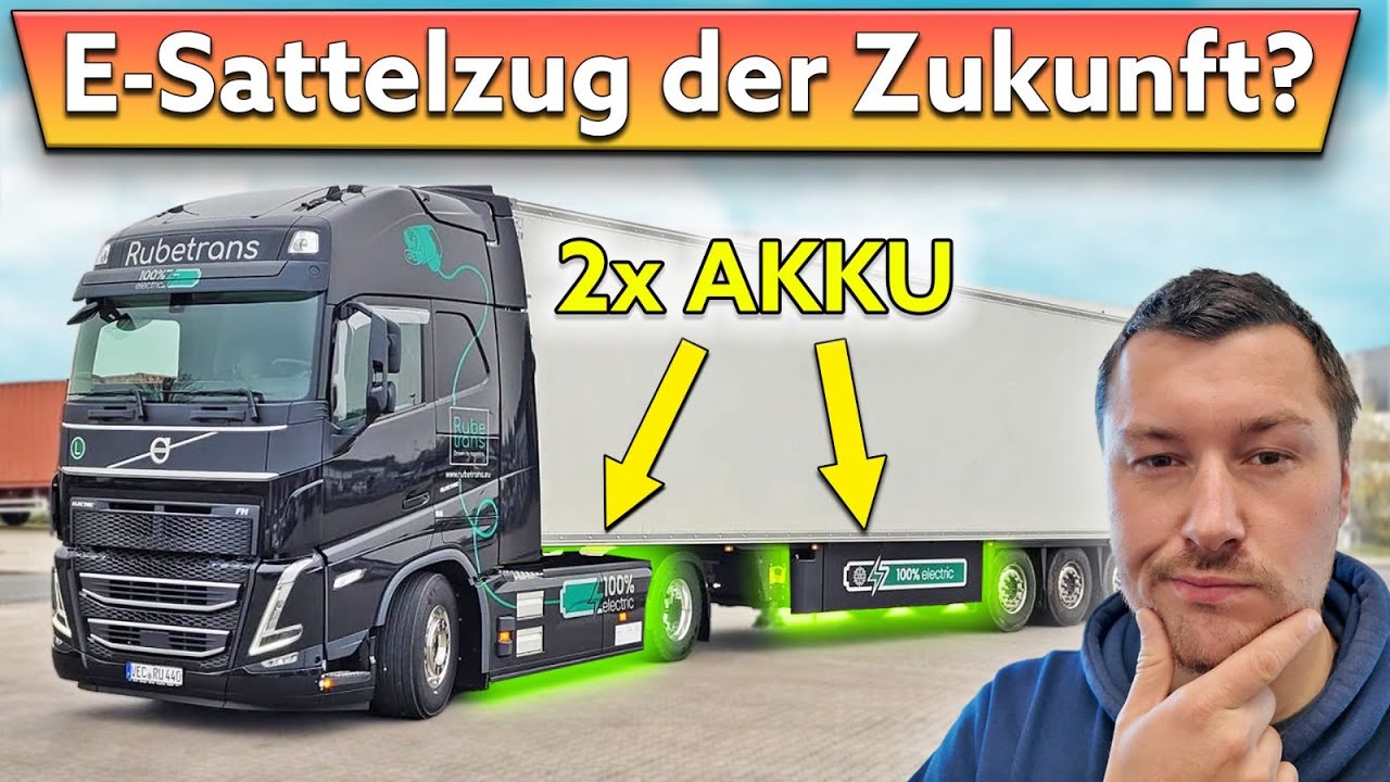 GENIAL Dieser Elektrotruck hat zwei Akkus