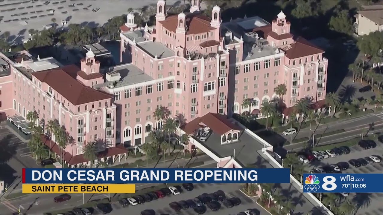 Historic Don CeSar hotel hosts grand reopening