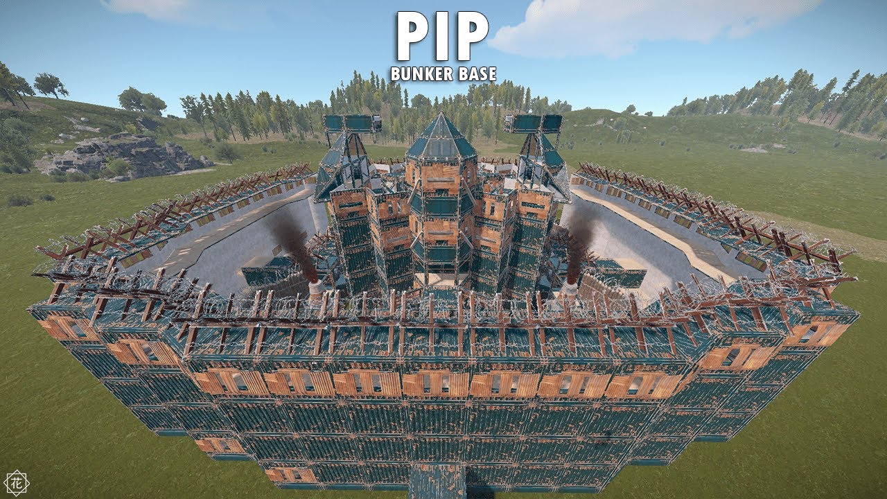 PIP | THE BEST 3X1 RUST BUNKER BASE with CHINAWALL