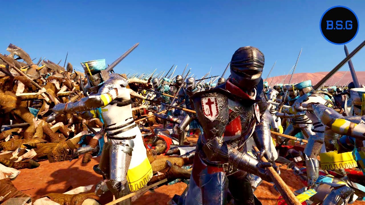 30,000 WEST KINGDOMS vs 60,000 UNDEADS - Epic Fantasy Battle Simulator EFBS