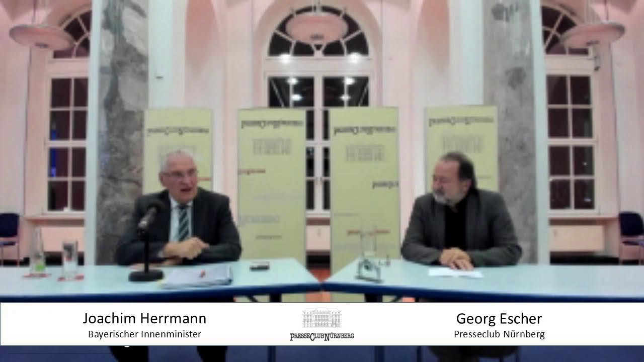 ZU GAST IM PRESSECLUB: Joachim Herrmann