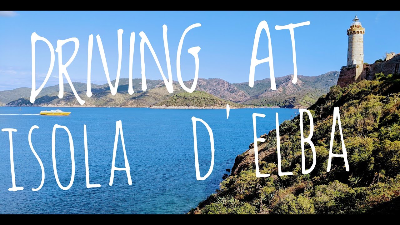 Isola d'Elba - driving from Nisportino to Porto Azzurro with a Camper - 4k