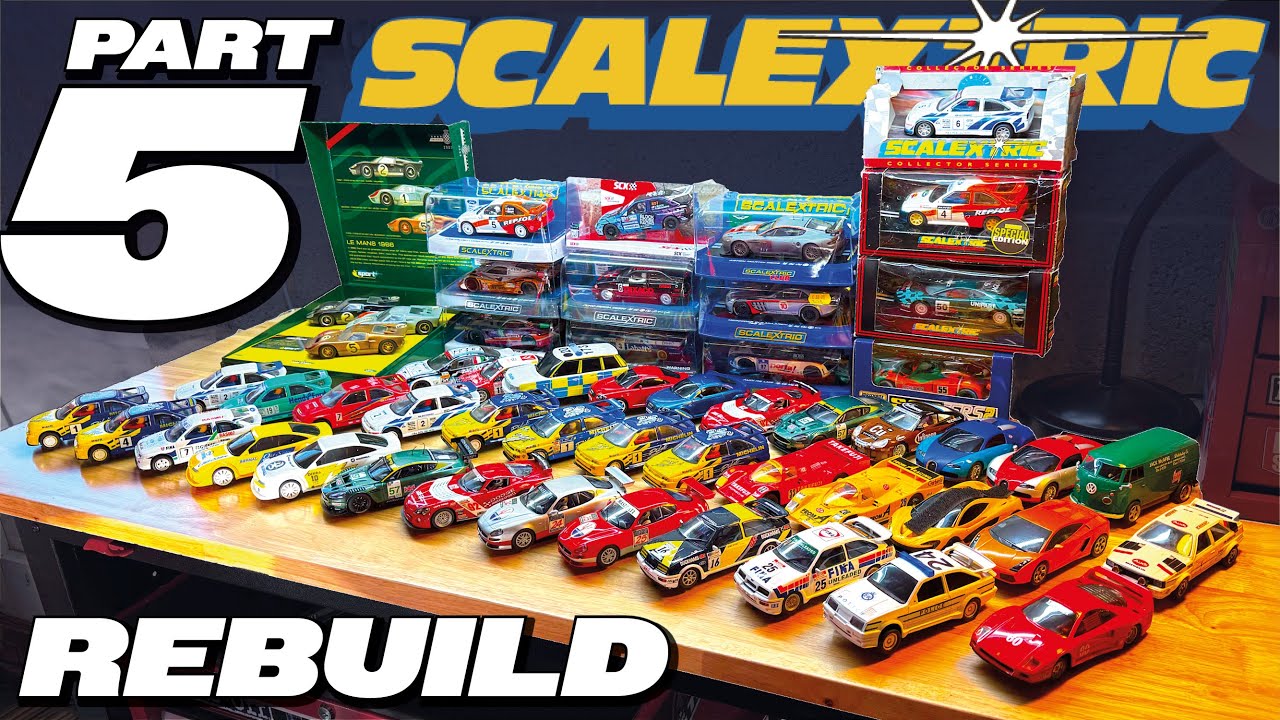 I'VE DONE IT! -- My REBUILT SCALEXTRIC & SLOT CAR Collection - Part 5