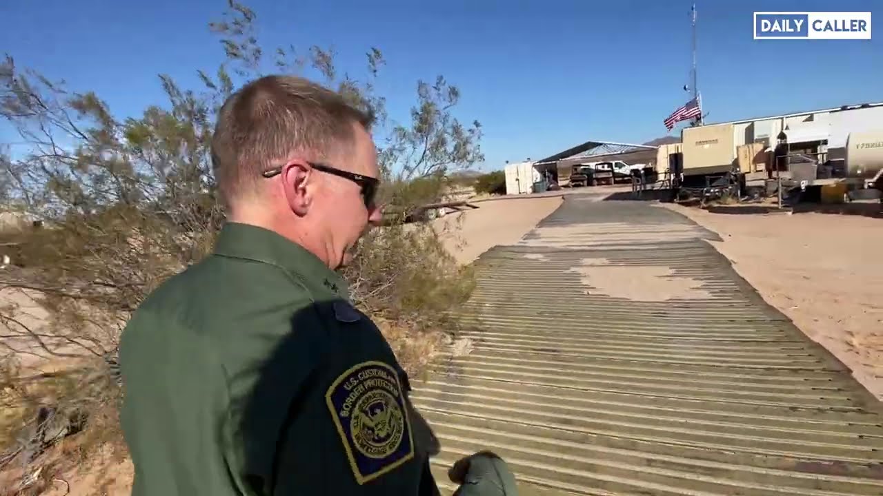 'It's a very coordinated smuggling': Border Patrol Officer shows remote base camo grip