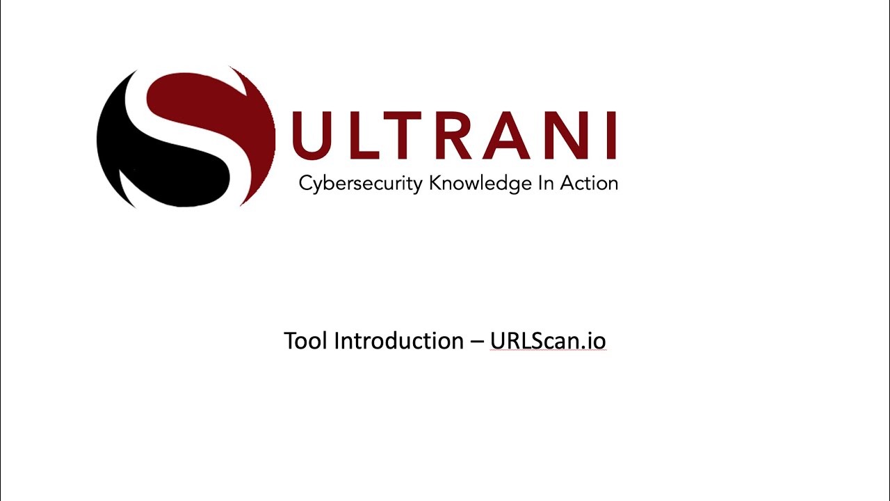 Tool Introduction  -  URLScanio