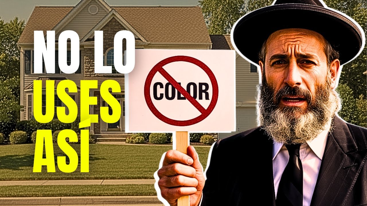 Rabino Revela EL COLOR que ESPANTA el DINERO | Transforma tu HOGAR en CANAL de PROSPERIDAD 📉🚫
