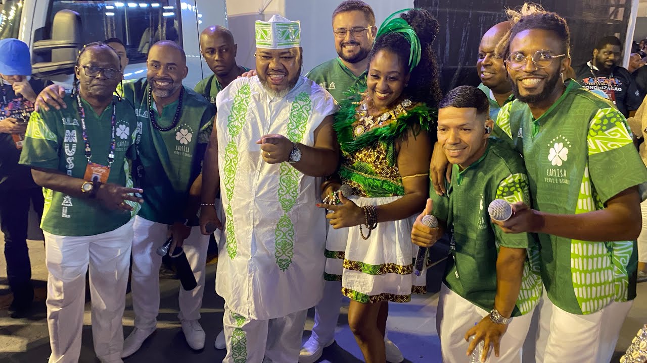 CAMISA VERDE E BRANCO 2024 - Largada do samba | Desfile oficial