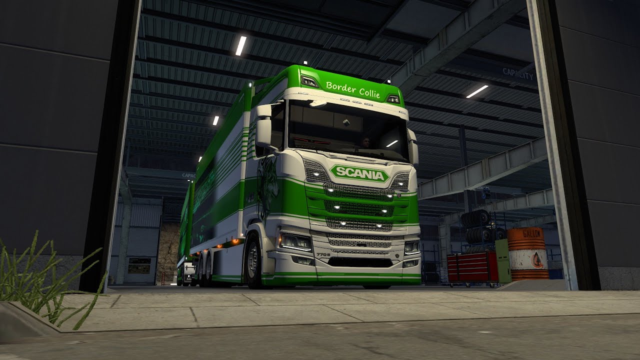 [ETS2] 歐洲卡車模擬2 雜談 牧羊犬 1+1全拖 2/16周一 除夕 年夜飯 新年快樂 晚上好