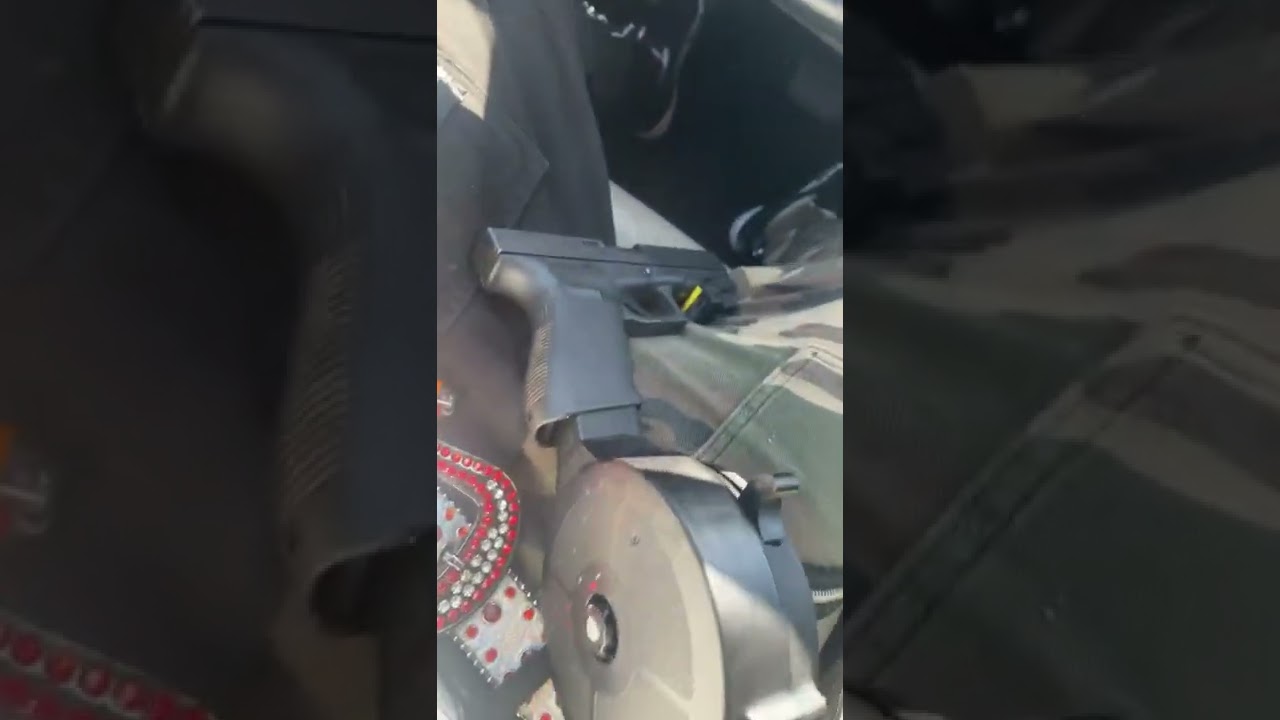 Fully auto Draco and fully auto Glock 45 with 40rd drum