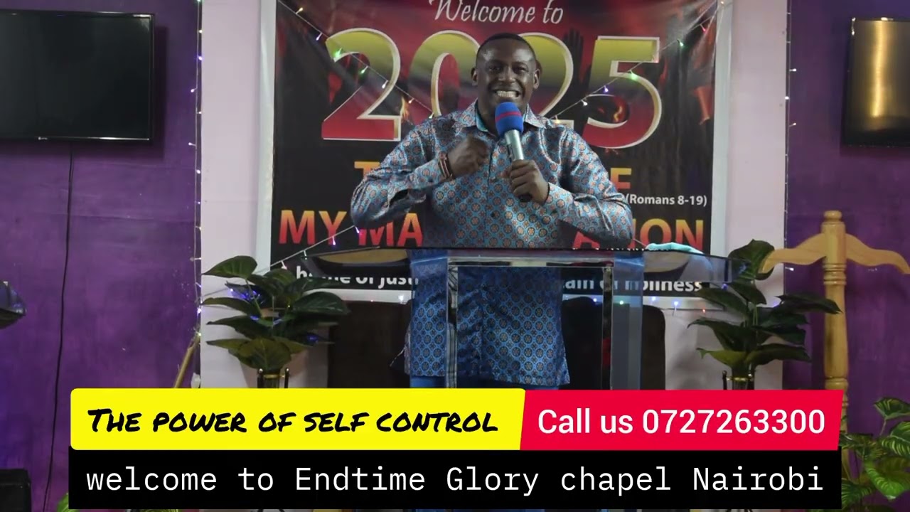How to have self control by Apst Ezra 