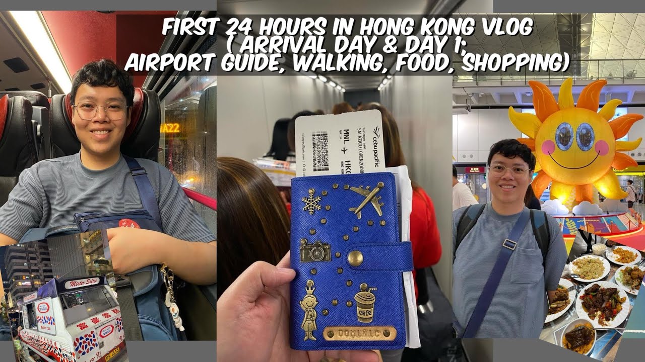 First 24 hours in Hong Kong Travel VLOG 🇭🇰( Arrival Day & Day 1)