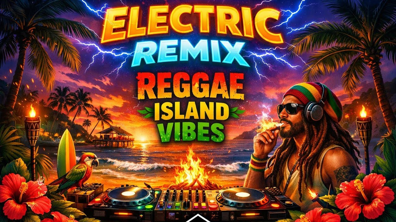 ELECTRIC REMIX REGGAE ISLAND VIBES 🌺🌺 AI GENERATED COVER