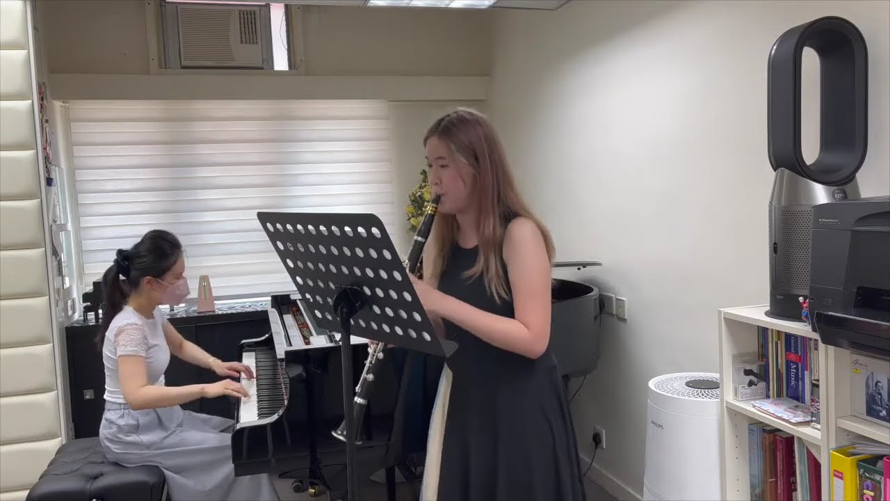 ABRSM Clarinet from 2026 Gr8 B3 Grazioso 1st movement from Sonata for Clarinet by L. Bernstein
