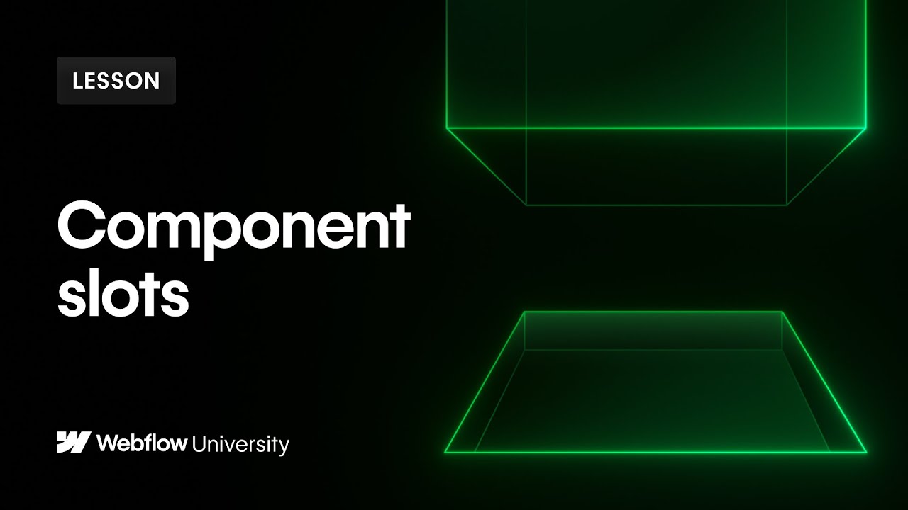 Component slots for consistency & flexibility &mdash;&nbsp;Webflow tutorial