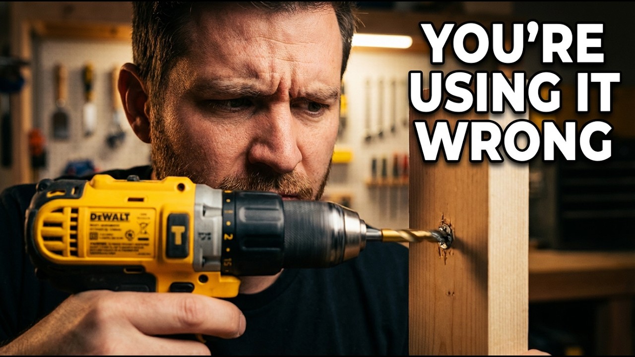 Ваша дрель DeWalt не слабая — вы используете её неправильно.