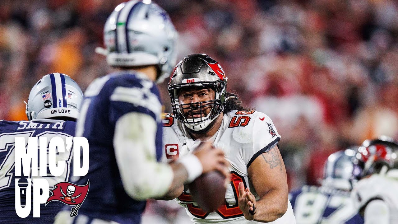 Vita Vea Mic'd Up For Wild Card Game vs. Dallas Cowboys