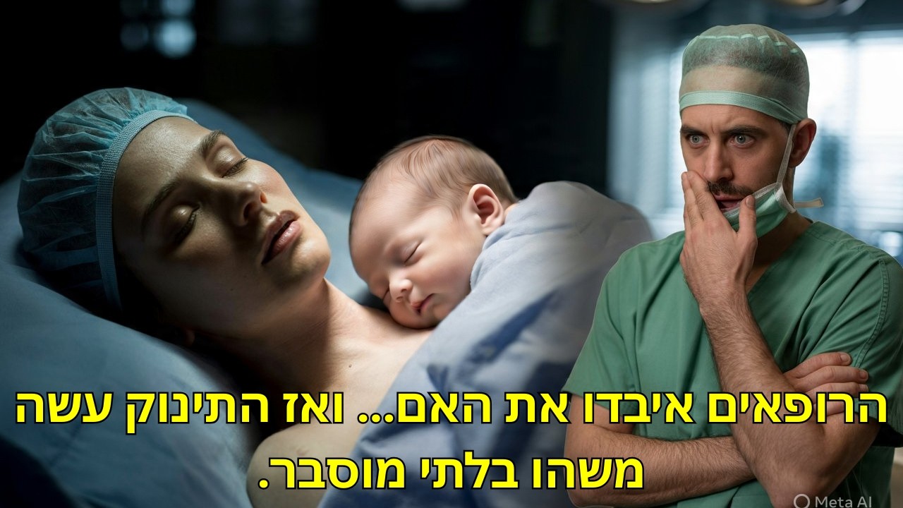 הרופאים איבדו את האם... ואז התינוק עשה משהו בלתי מוסבר.