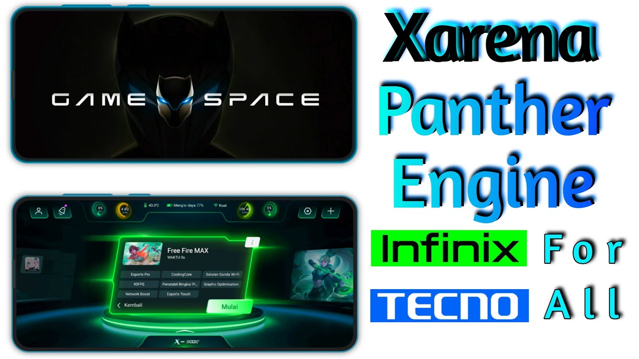 Обновление игрового пространства Xarena Panther Engine для всех Infinix и Tecno