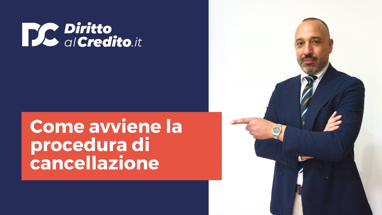 Come avviene la procedura di cancellazione