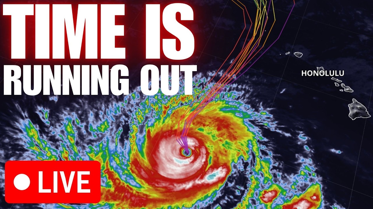 🔴BREAKING - Hawaii Running Out Of Time To Prepare For Hurricane Lowell | LIVE Weather Report