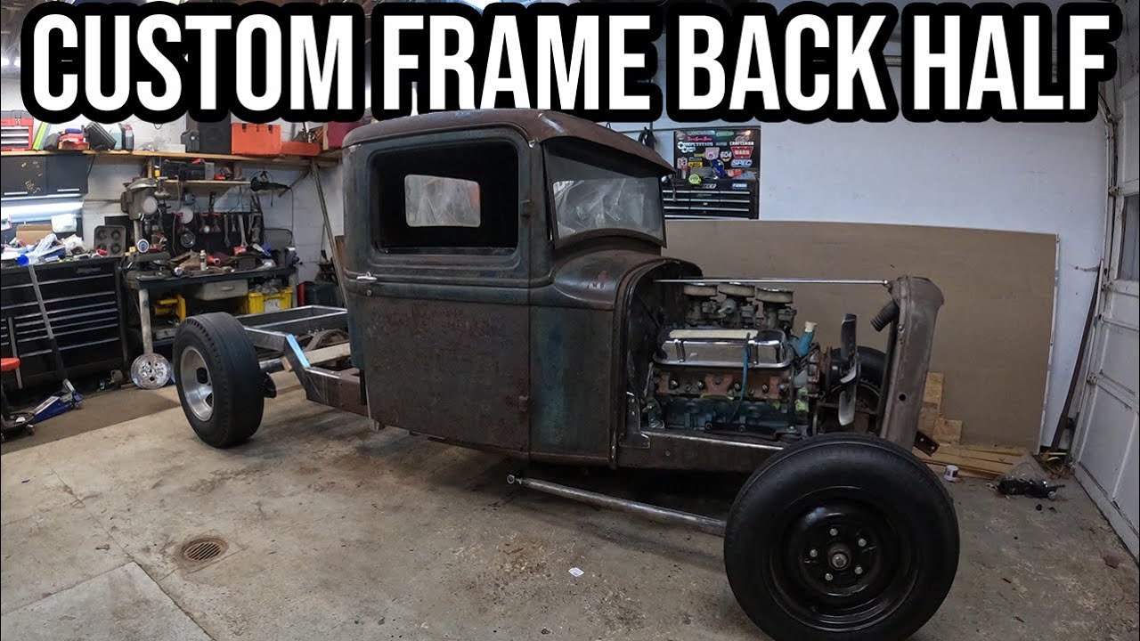 Building A Rear Frame For Jay's Pontiac Powered 1932 Ford Pickup!