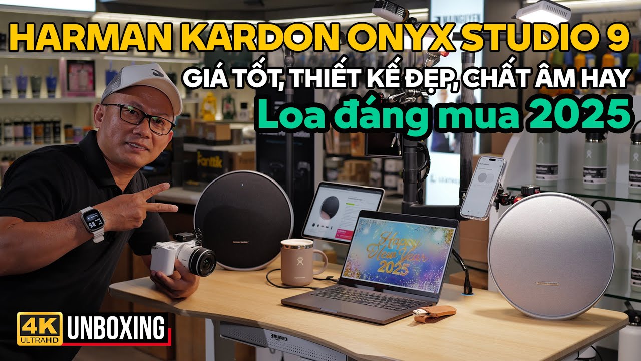 LOA HARMAN KARDON ONYX STUDIO 9: GIÁ TỐT, THIẾT KẾ ĐẸP, CHẤT ÂM HAY, CHIẾC LOA ĐÁNG MUA TRONG NĂM 25