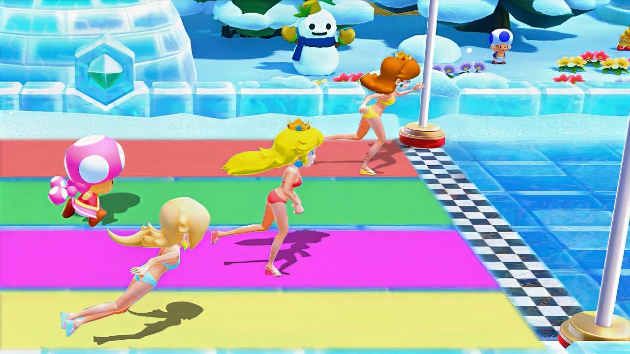【マリオパーティ10】 プリンセスたちのバトル！デイジー姫 Vs ピーチ姫 Vs ロゼッタ Vs トアデット