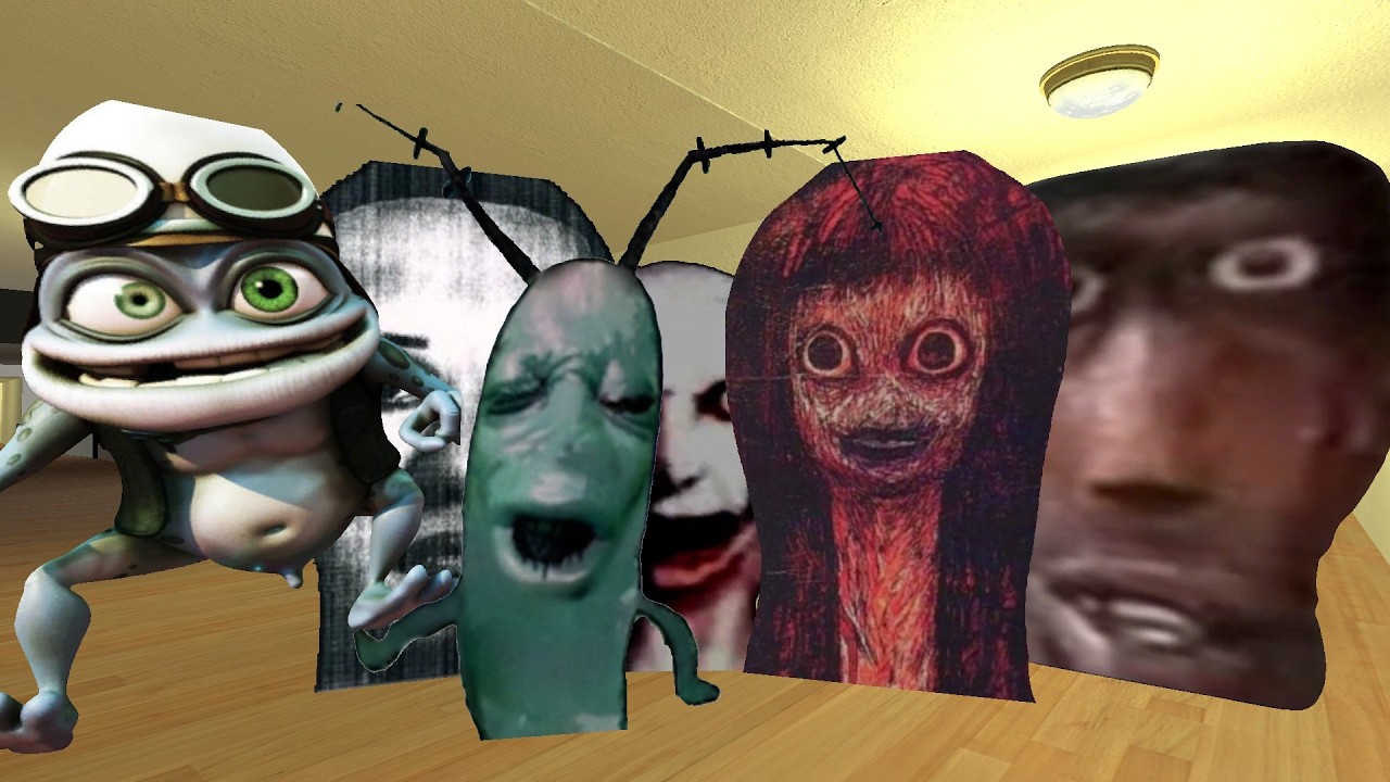 Liminal Hotel Crazy Frog tamino Selene Plankton And Police Officer | Nico's Nextbots Garry's Mod