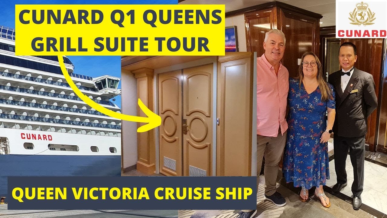 Cunard Queen Victoria Queens Grill Q1 Aquitania Grand Suite 7150 Tour