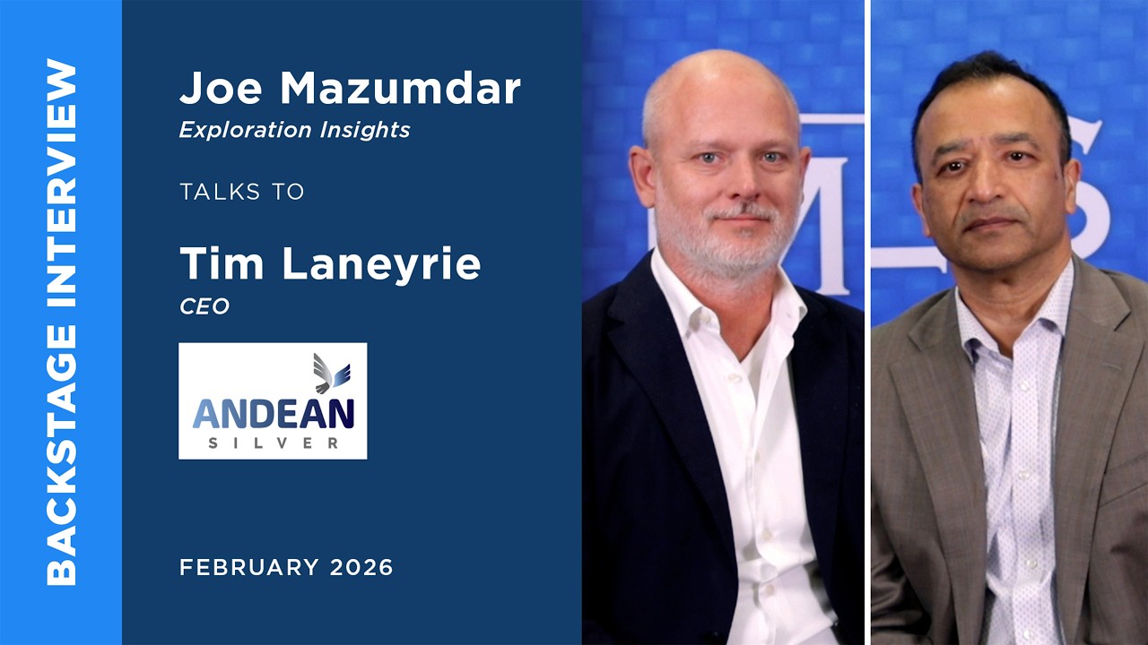 Tim Laneyrie of Andean Silver Ltd. talks to Joe Mazumdar | Metals Investor Forum | February 2026