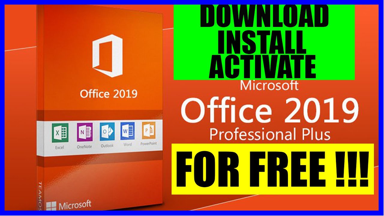 Download Microsoft Office Pro Plus 2019 Full Version for Free (Direct download)