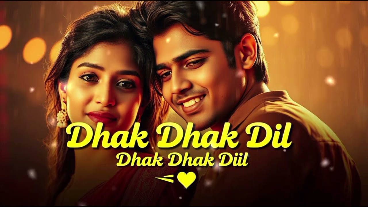 Dhak Dhak Dil Mera ❤️ | Romantic Hindi Song | 90s Bollywood Style | AI Original Song