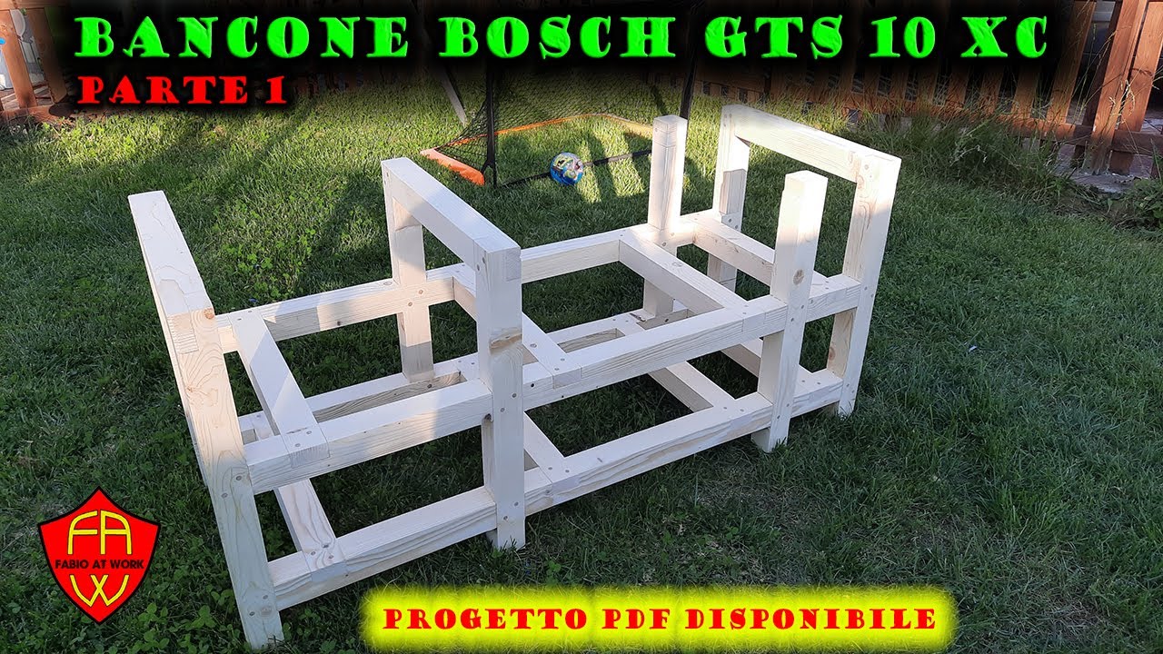 BANCONE BOSCH GTS 10 XC PARTE 1