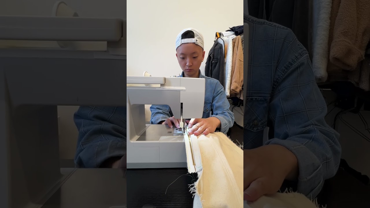 sewing a zipper fly! process vid