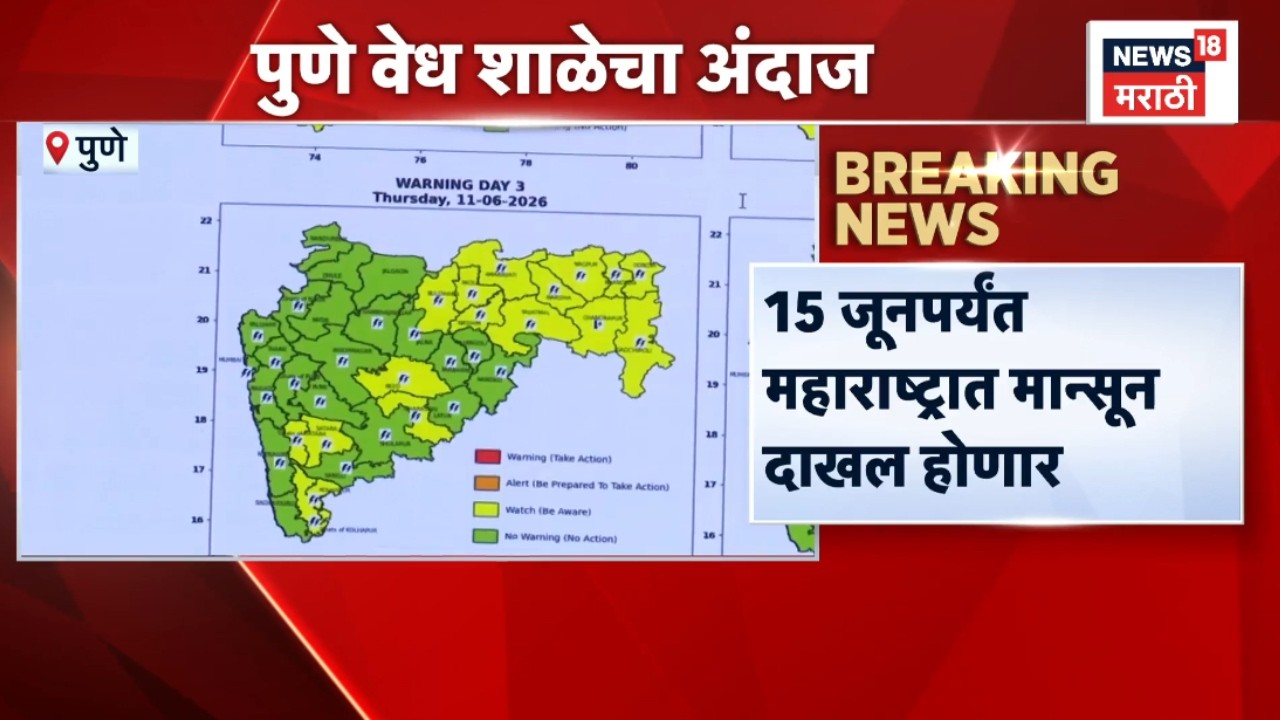 Maharashtra Monsoon News | महाराष्ट्रात मान्सून कधी दाखल होणार? हवामान खात्याचा अंदाज समोर