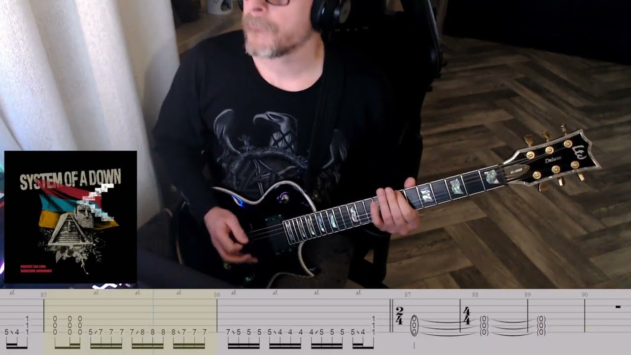 SYSTEM OF A DOWN - Protect The Land [guitar cover + tabs]