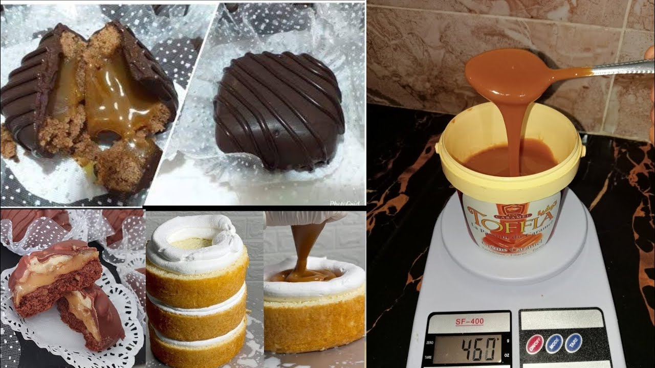 توفيا كاراميل لحشو الصابلي والكيك بلا كريمة سائلة بلا حليب بودرة ولا شيكولة ولا زبدة واقتصادي