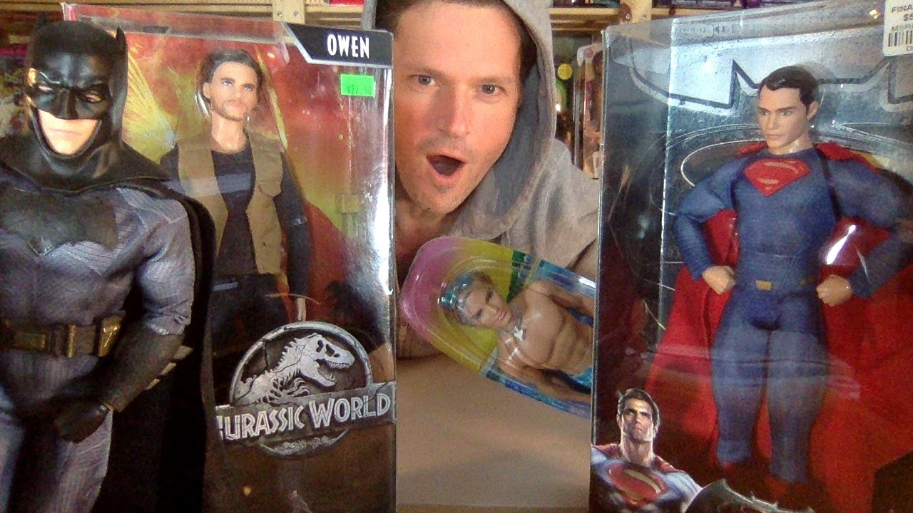 CUSTOMIZING BARBIE KEN SIGNATURE COLLECTOR BLACK LABEL JURASSIC WORLD OWEN BATMAN V SUPERMAN BEACH