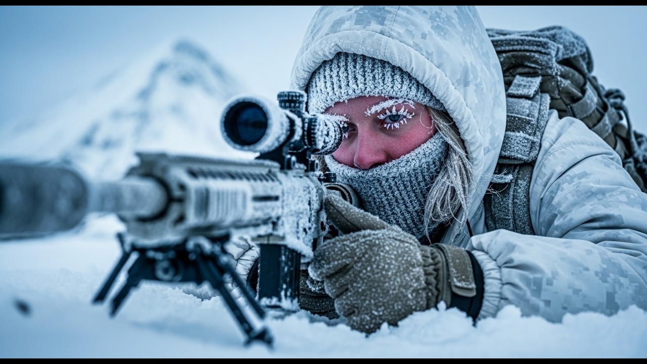 “They all Thought She Was Frozen” — Until the White Tape Moved: A Female Sniper’s Arctic Ambush Shot
