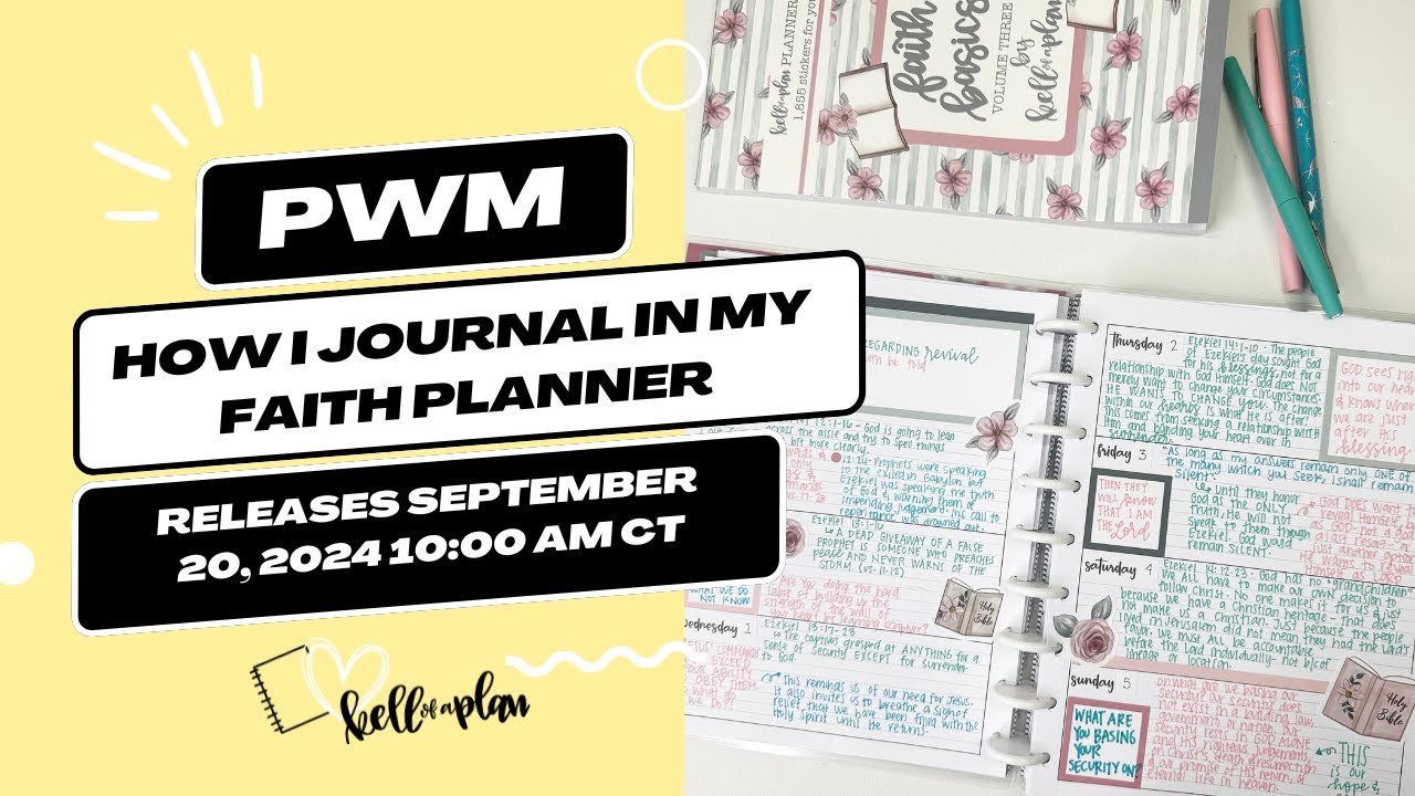 Plan with Me- How I Use My Faith Planner