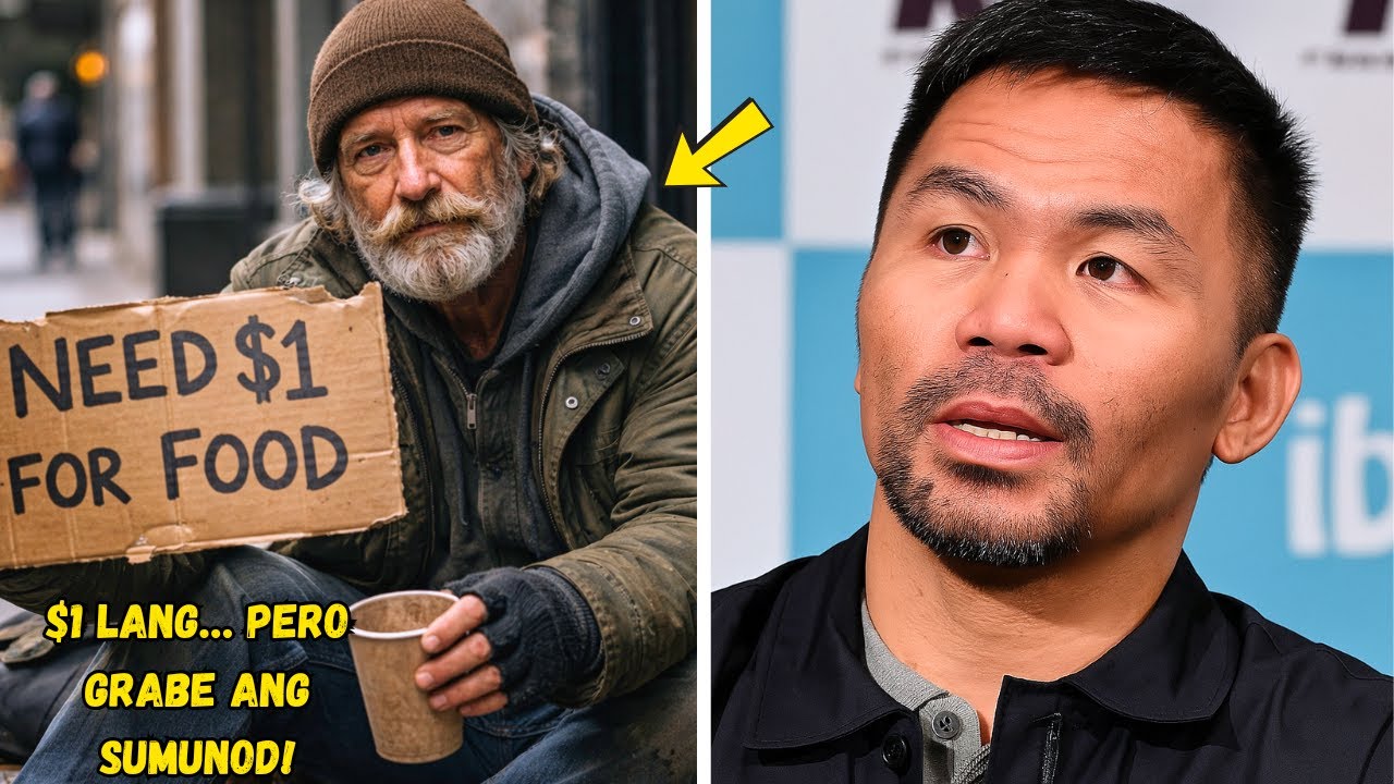 Humingi ng $1 ang Isang Lalaking Walang Tirahan kay Manny Pacquiao — Ang Sumunod ay Hindi Inaasahan.