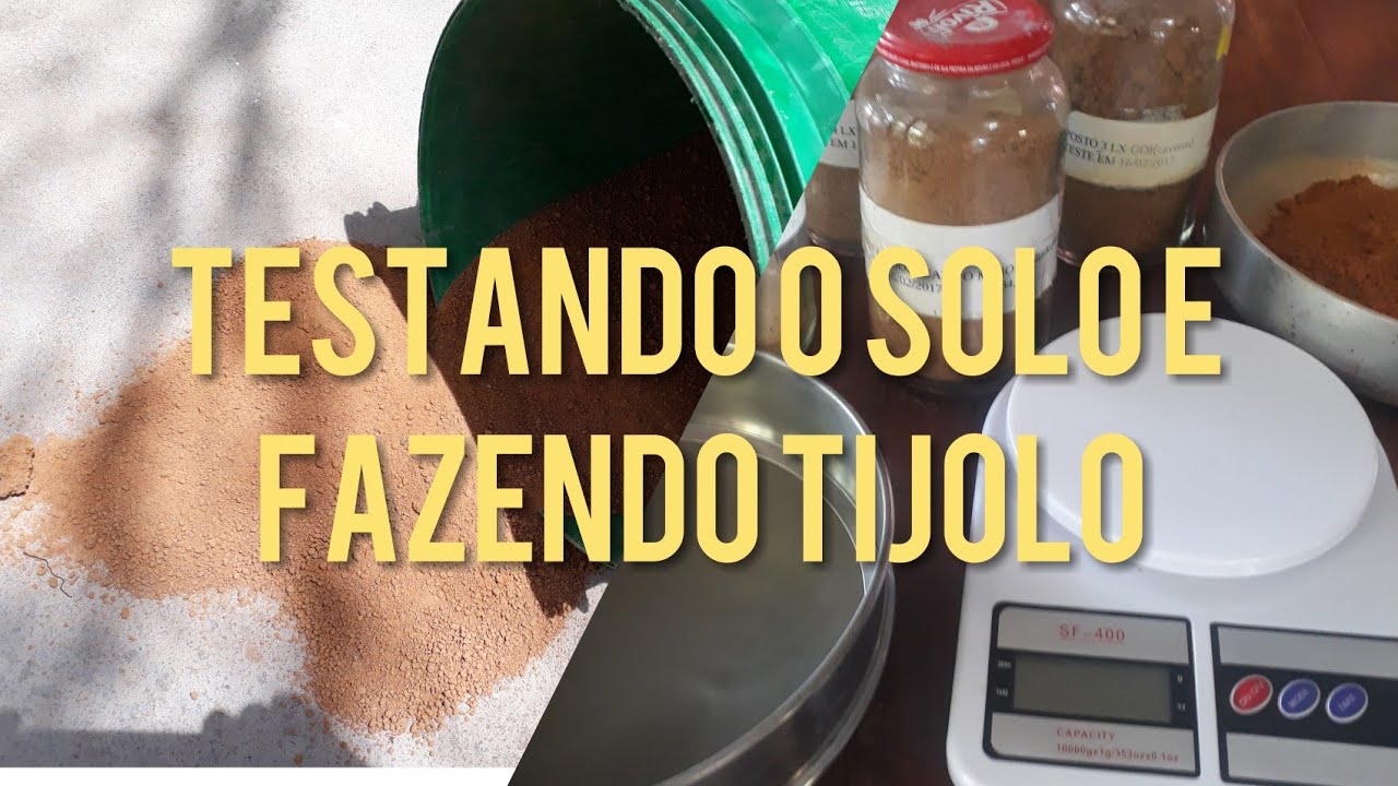 Testando o Solo/Terra e fazendo o Tijolo #FaçaVocêMesmoSuaCasa- T02EP03