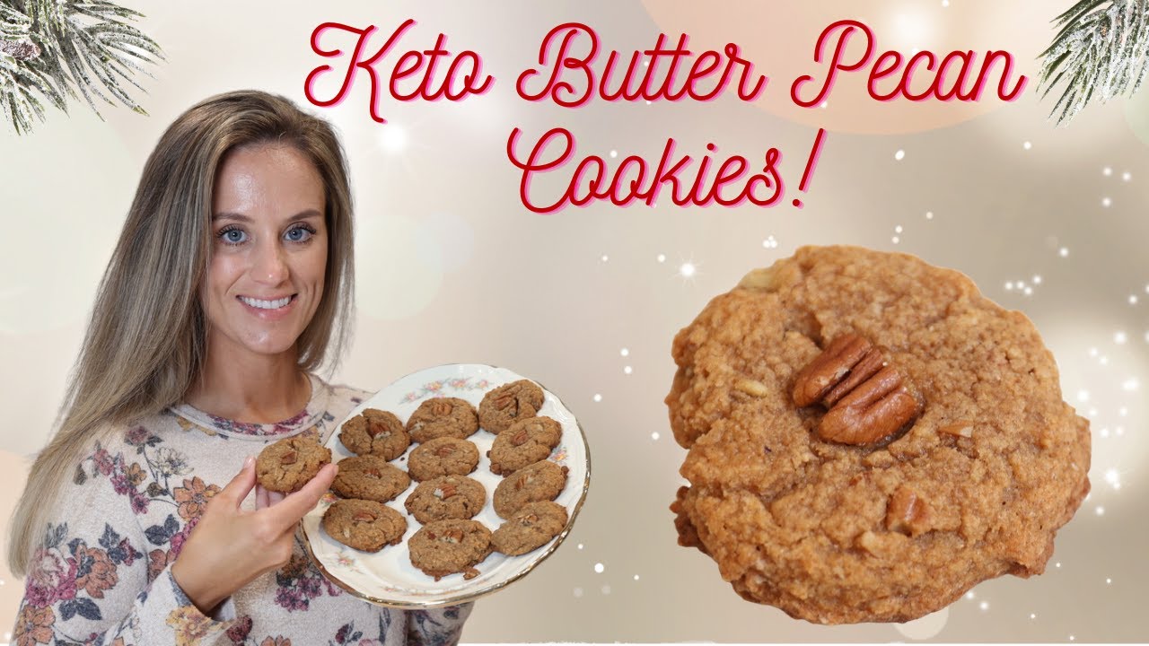 Кето-печенье с маслом и пеканом!