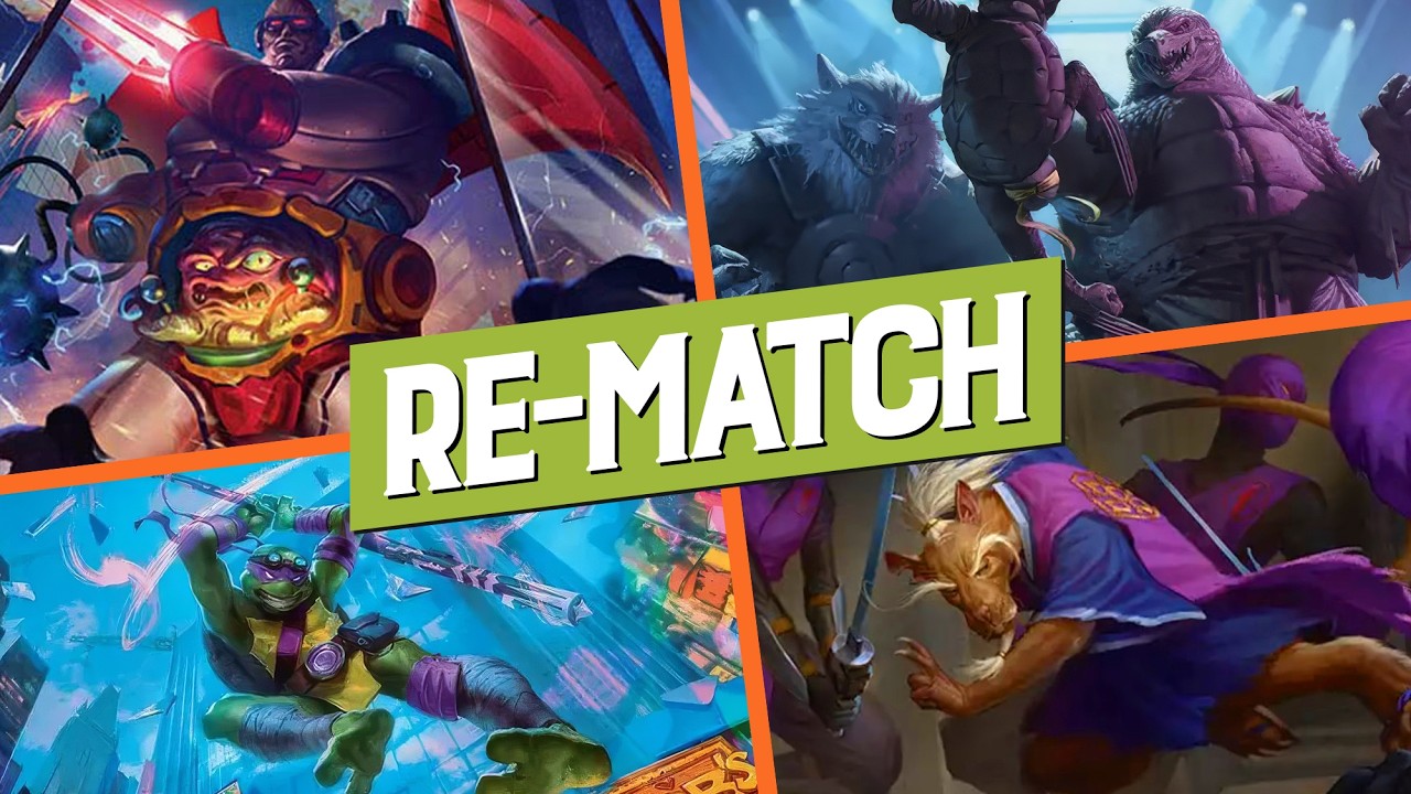 RE-MATCH! Krang, Tokka & Rahzar, Splinter, Donatello | TMNT Commander Gameplay