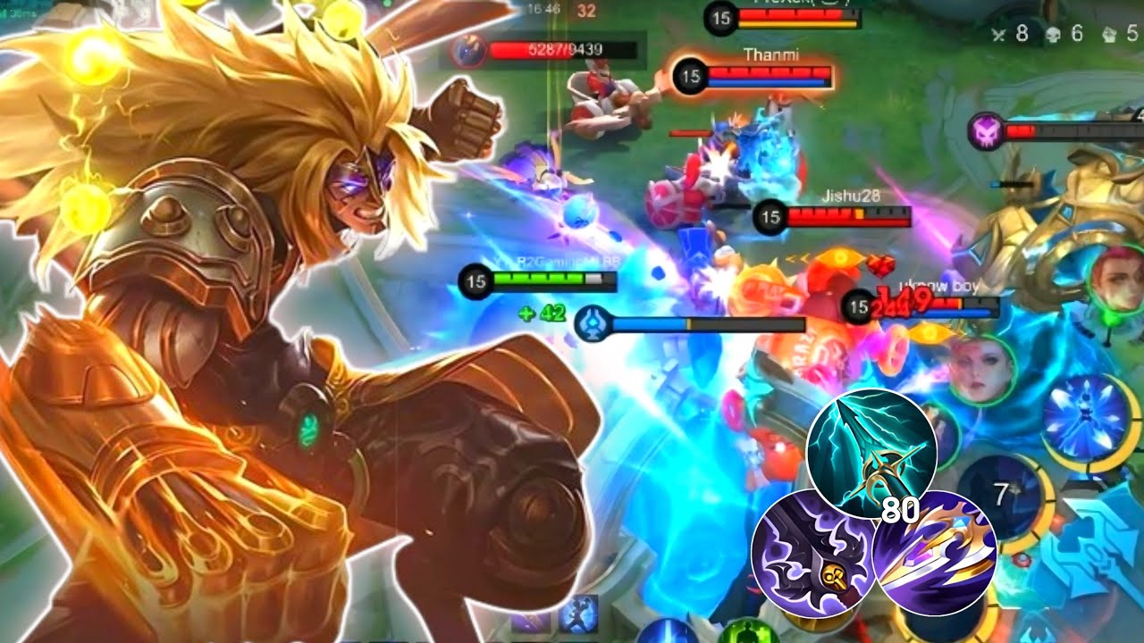 Meet pro team ign choou no 1 and prime gusion solo rank ❌ | badang best build and emblem 2026 🔥